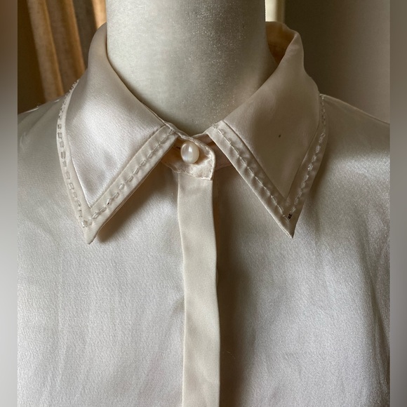 Karen Scott Champagne Blouse - Picture 6 of 9